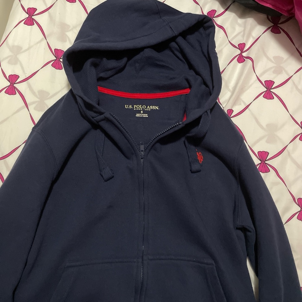 Polo navy blue sweater size small!